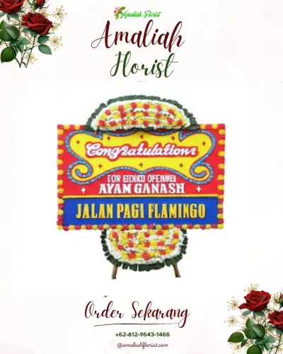 Bunga Papan Congratulation di Bojongkembar